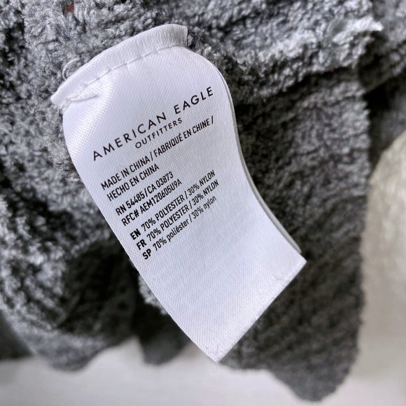 American Eagle Chunky Open Knit Oversized Sweater - Picture 10 of 10